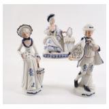 Victorian Hand Painted Porcelain Figurines
