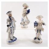 Victorian Hand Painted Porcelain Figurines