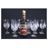 Sealed Coffee Liquor & Libbey Arby