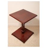 Wooden Swivel Top Tiered Stand