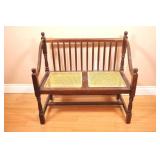 VTG Mahogany Spindle-Back Settee