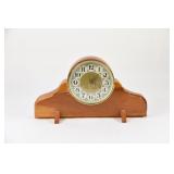 Traditional Style Pine Wood Carved Mantel Clock