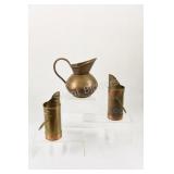 De Klerk Brass & Copper Buckets & Water Pitcher