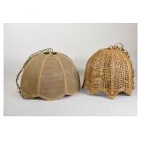 Wicker Hanging Rattan & Wicker Dome Fixtures