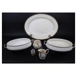 J & G Meakin, England Platter & Open Bowls