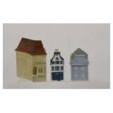 KLM & Aynbende Miniature Porcelain Houses
