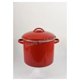 Faberware 16 Quart Red Enamel Stock Pot