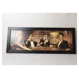 Celebrity Framed Poker Poster on Board