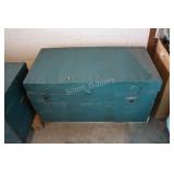 Emporio Ciro Marcellini Metal Banded Wood Trunk