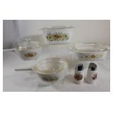 Corning Small Harvest & Wildflower Pots with Lids