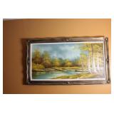 Framed Canvas Original Landscape Artwork