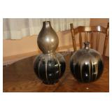 Set of Bombay Dipped Decorative Vases