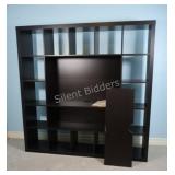 IKEA Expedit Black Open Display Wall Cabinet