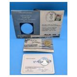 Franklin Mint Collectors Silver & Gold Plate Coins