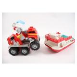 Matchbox Transformer Truck w Wonder Wheels Boat