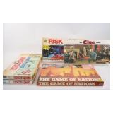 Clue, Rish and Monopoly Board Games