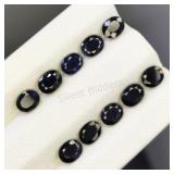 $5,916 App. - 4.93ct Cert. Black Sapphire Parcel
