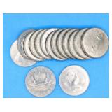 1980 - 15 x Canada Dollar Coins
