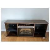 Electric Fireplace Media Console w Remote .