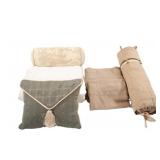 Queen Sheet Set , Microfibre Quilted Cover,Cushion