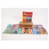 Spanish CD Language Course w Carved Wood Box
