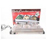 Betty Crocker 3 Section Buffet Warming Set