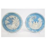 "The Love Sonnets Shakespeare" Sculptured Plates