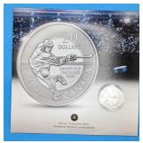 2013 Royal Canadian Mint $20 Silver Hockey Coin