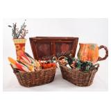 Decorative Autumn Harvest-Themed Home Decor