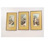 VTG Set Ink & Watercolor Scenery Sketches - Quebec