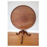Antique Large Georgian Style Mahogany Tripod Table