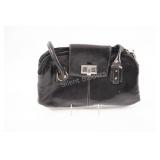Danier Leather Black Shoulder Purse w Sectionals