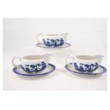 NEW - Three Royal Doulton Gravy & Tray Sets (2-2)