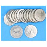 1980 - 15 x Canada Dollar Coins