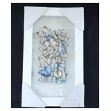 NEW- 3D Dimensional Butterfly Framed Wall Art