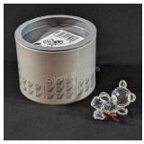 Swarovski Crystal Reclining Kris Bear Figurine