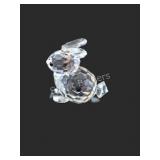 Swarovski Crystal Miniature Sitting Rabbit Figurin