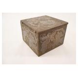 Ornate Japanese Jewelry Box w Engraved Designs