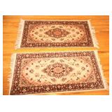 Traditional Cream-Coloed w Pink Tones Mats