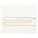 14K Yellow Gold Chain Link Necklace