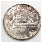1960 Canada One Dollar Silver Coin