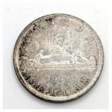 1952 Canada One Dollar Silver Coin