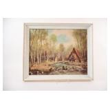 Lorez "By The Waterfall" Signed to Print  Art