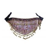 Milaget Fashion Belly Dancing Coins Hip Scarf
