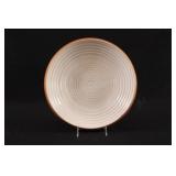 VTG Terracotta Display Bowl  w Ribbed Texture