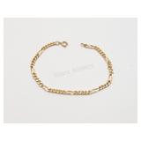 14K Yellow Gold Chain Link Bracelet