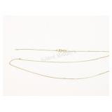 10K Yellow Gold Chain Link Necklace - Damaged