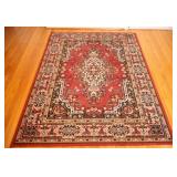 Nobility Red Field w Intricate Floral Patterns Rug