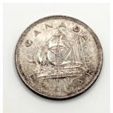 1949 Canada One Dollar Silver Coin