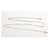 14K Italy Yellow Gold Chain Link Necklace